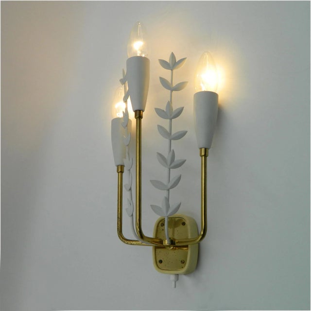 Vintage Wall Lamp by Rupert Nikoll, 1950s For Sale - Image 6 of 9
