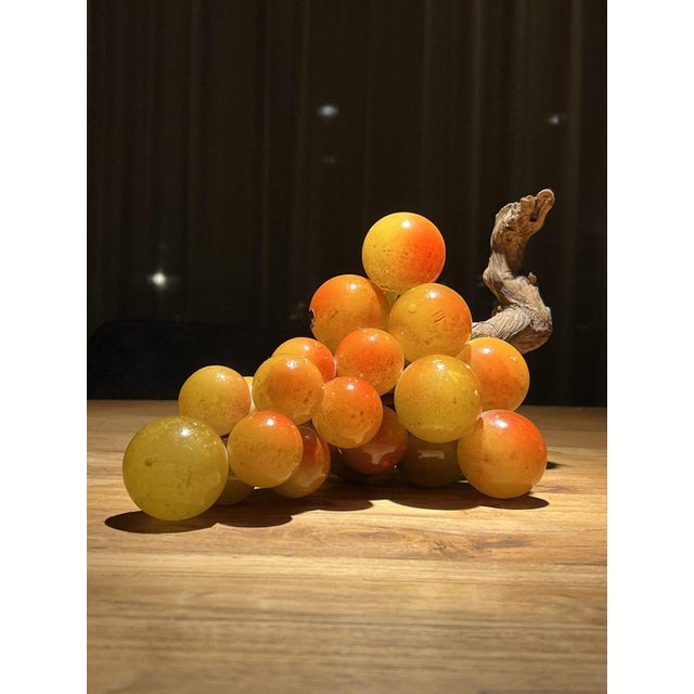 Vintage Alabaster Grape Model For Sale - Image 5 of 5