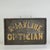 Wood Optician Large Antique Double Sided Gilt on Black Wood Trade Sign For Sale - Image 7 of 11