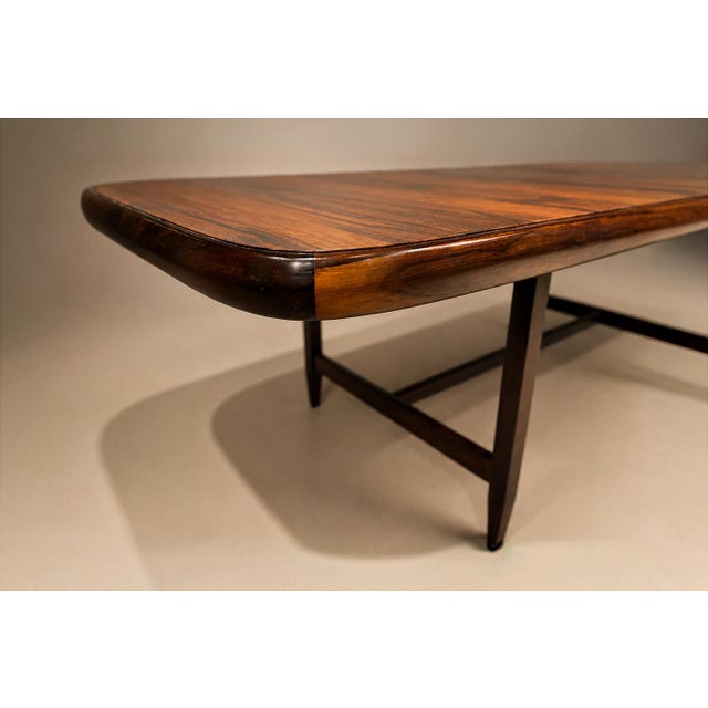 Brazilian Mid-Century Modern Extendable Dining Table in Rosewood, Loher, 1960s For Sale - Image 13 of 18