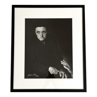 Gordon Parks Gelatin Silver Print, Old Woman France 1952, Professionally Framed, Limited Edition Photograph Art For Sale
