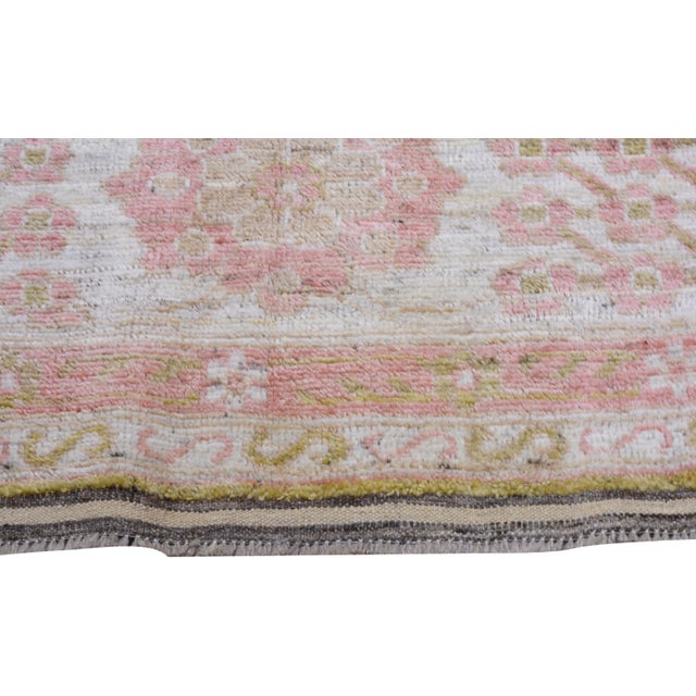Traditional Oushak Hand Knotted Wool Rug, 12'6''x15'1'' For Sale - Image 3 of 6