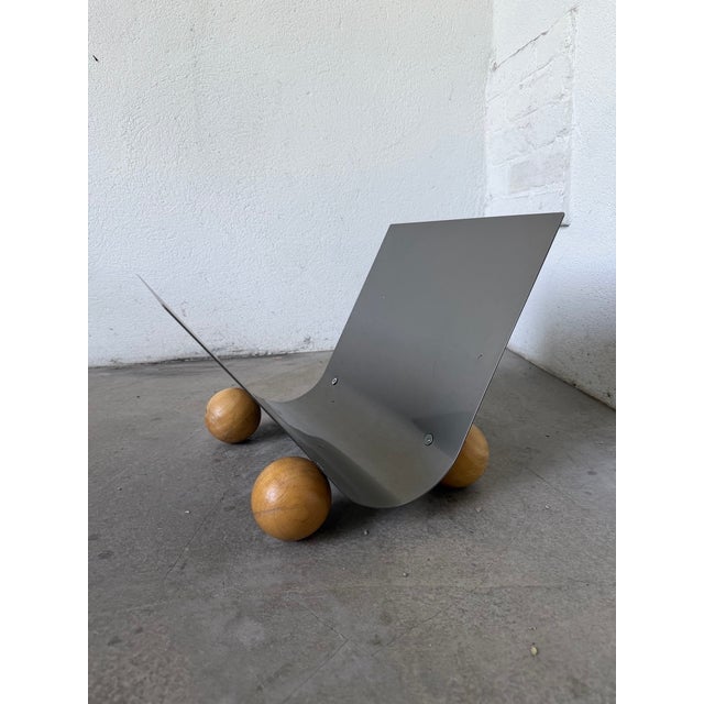 Postmodern Magazine Rack, 1980s For Sale - Image 12 of 18