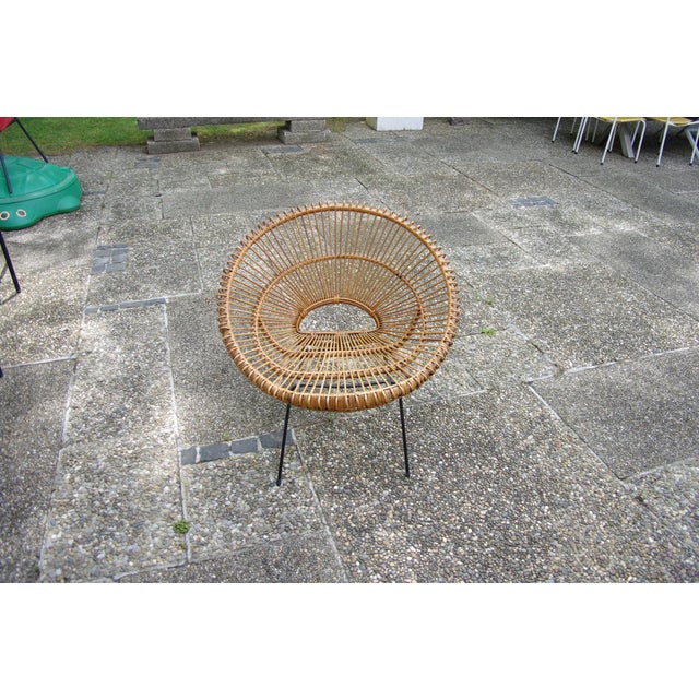 Sun Lounger in Rattan from Abraham and Dirk Jan Roi, France, 1950s For Sale - Image 11 of 13