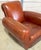 Oversized French Modern Leather Club Chair, France, Circa 1960s For Sale - Image 10 of 18