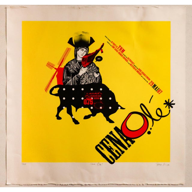 Contemporary 2007 Original Canadian Theater Poster - Cena Olé by Théâtre Du Nouveau Monde - Pair of Posters For Sale - Image 3 of 8