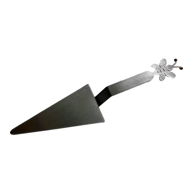 Vintage Handcrafted Anat Mayer Stainless Cake, Pie Server For Sale