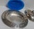 Metal SilverPlate Butter Dish W. Blue Oplaine Liner Circa 1850s For Sale - Image 7 of 9