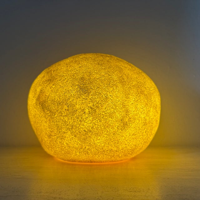 Mid-Century Modern Moon Rock Table Lamp, 1970s For Sale - Image 11 of 18