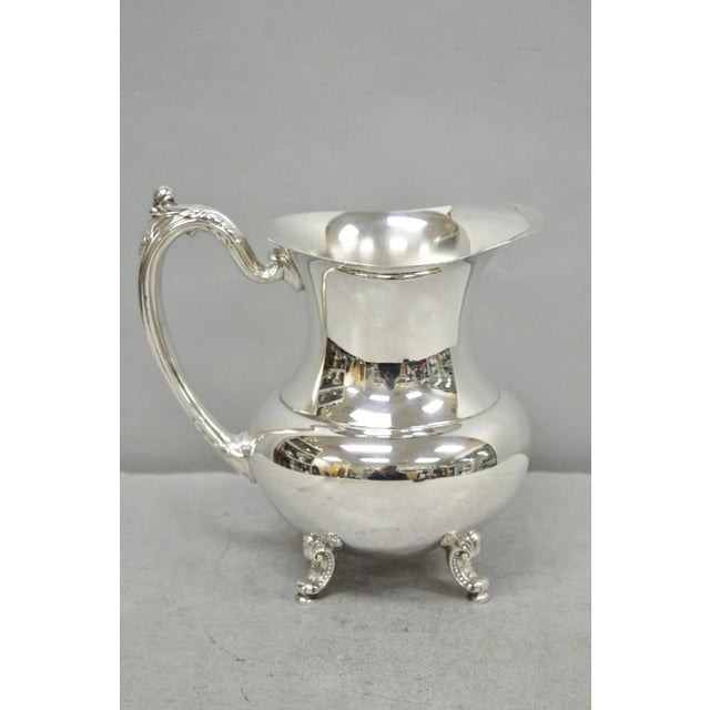 Victorian 1974 Rogers Silver Plated Water Pitcher Award Syracuse International Horse Show For Sale - Image 3 of 15