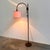 Mid-Century Modern Adjustable Teak Arc Floor Lamp with Fabric Shade, 1960s For Sale - Image 12 of 12