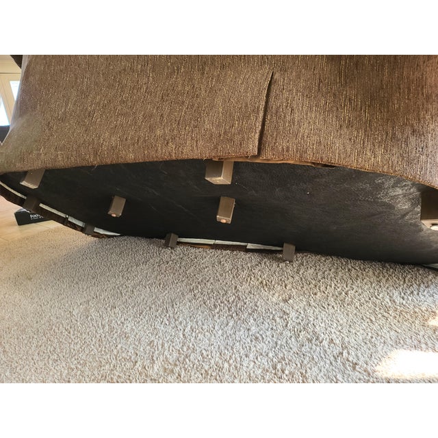 Marge Carson GRG43 Georgiana Sofa. Gorgeous and like new. No pets. Matching pillows included. Dubai Fondue color. Brass...
