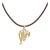 18K 1.00 Cttw Diamond Cat and Bail Pendant Necklace Collar with Matte Finish (F-G Color, VS2-SI1 Clarity) For Sale