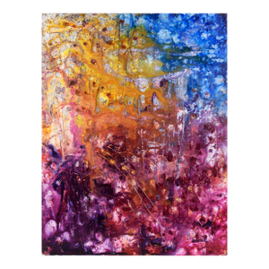 "Magnetic Personality" Abstract Composition by Charles David Francis