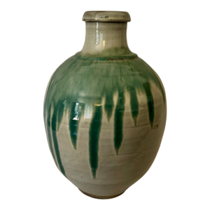 19th Century Japanese Celedon Glazed Jar