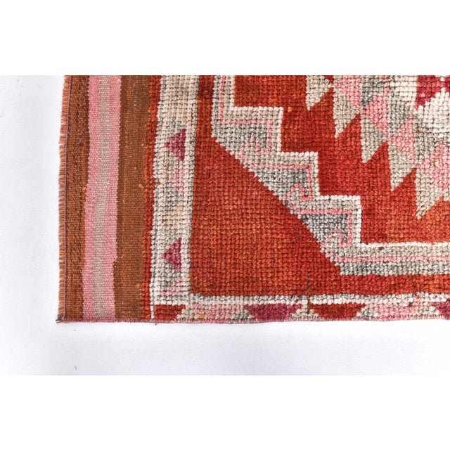 Vintage Runner Rug in Wool For Sale - Image 9 of 14