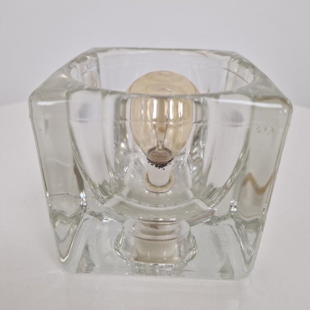 German Ice Cube Table Lamp from Peill & Putzler, 1970s For Sale - Image 8 of 11