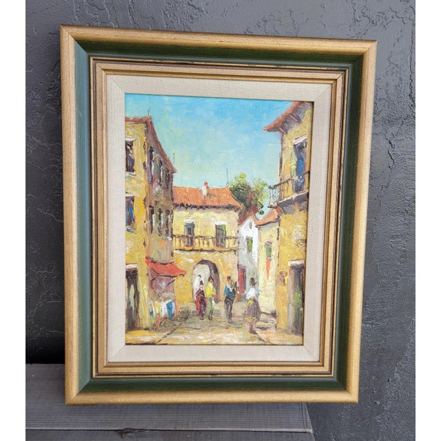 Impressionist European Street Scene Street Paintings - A Pair For Sale - Image 3 of 16