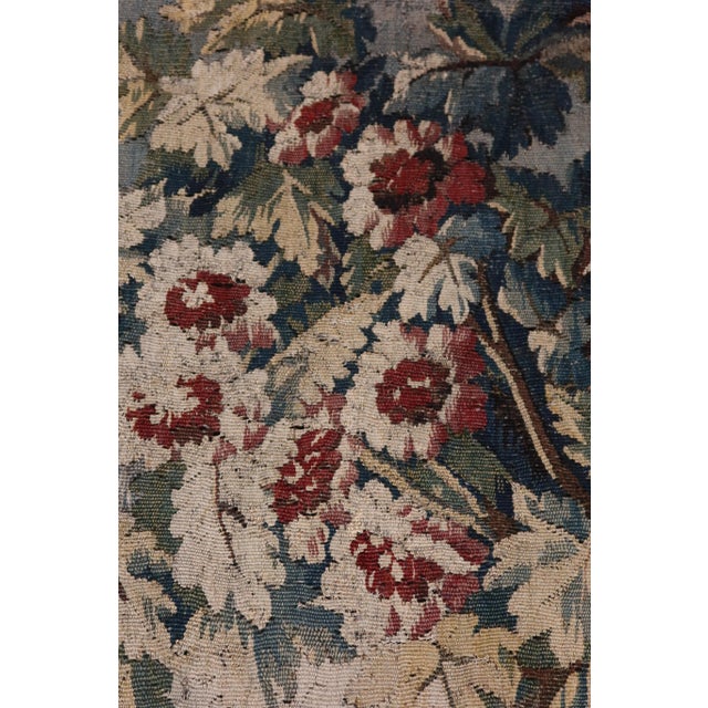 Large Aubusson Tapestry, 1700s For Sale - Image 17 of 18