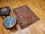 Textile Vintage Heriz Karajah Rug, Hand-Knotted Wool, Geometric Pattern, Rust-Red & Navy, 4x5 For Sale - Image 7 of 18