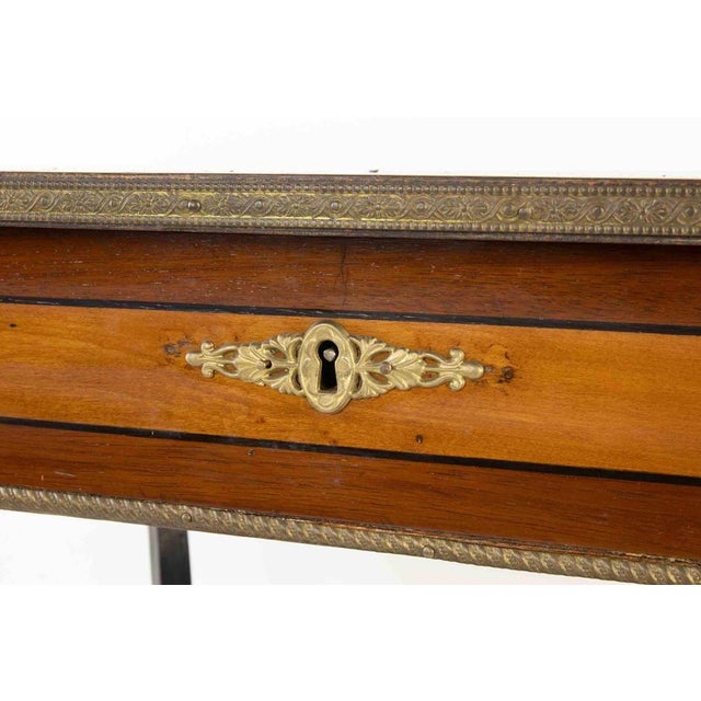 Antique Octagonal Tea Table in Wood, Italy, Early 20th Century For Sale - Image 4 of 7