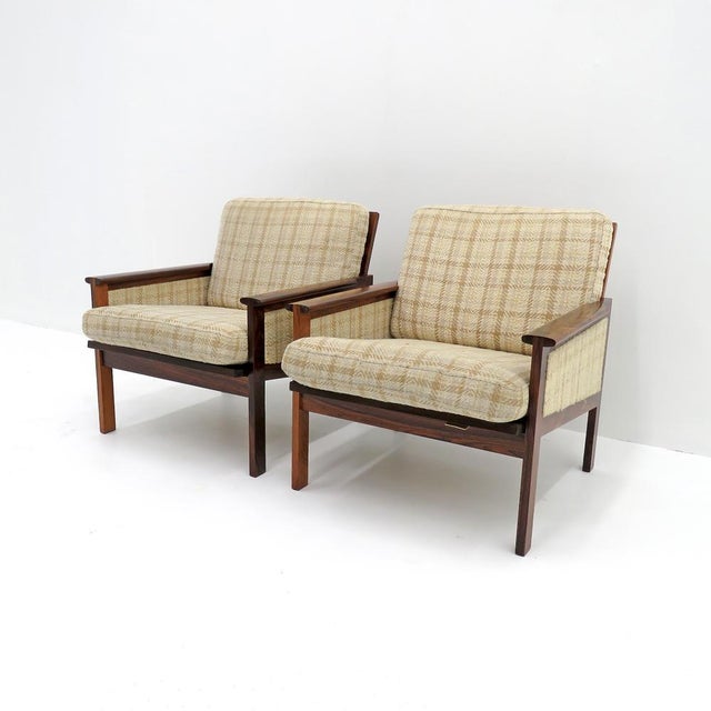 Set of Two Illum Wikkelsø “Capella” Chairs in Rosewood, 1950 For Sale - Image 10 of 10