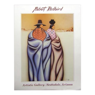Robert Redbird "Two Women" Unsigned Offset Lithograph Poster For Sale
