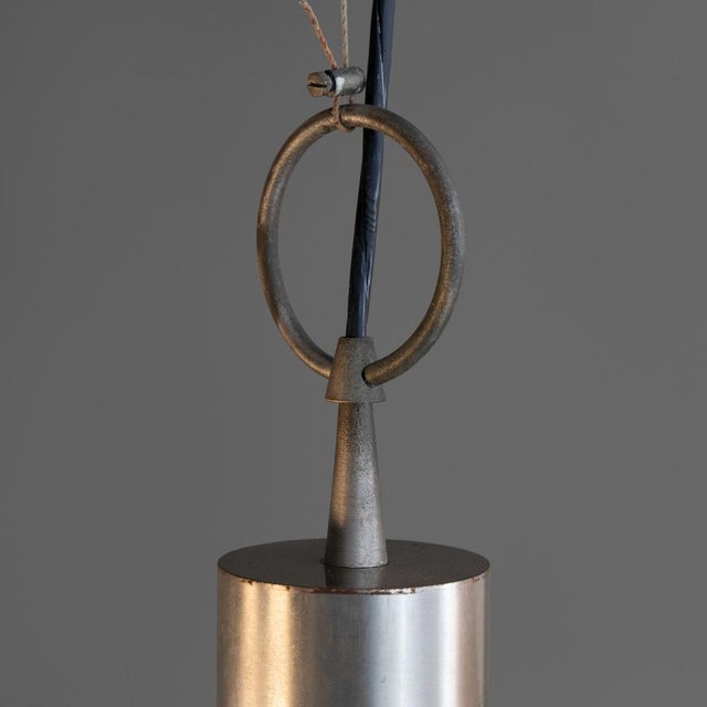 Polinnia Pendant Lamp in Glass and Steel by BBPR for Artemide, 1950s For Sale - Image 12 of 14