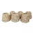 Light Brown Woven Raffia Wicker Bamboo Chandelier Lamp Shades, Set of 6 For Sale