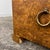 Brown Baker Burl Veneered Chest of Drawers With Brass Pulls For Sale - Image 8 of 12