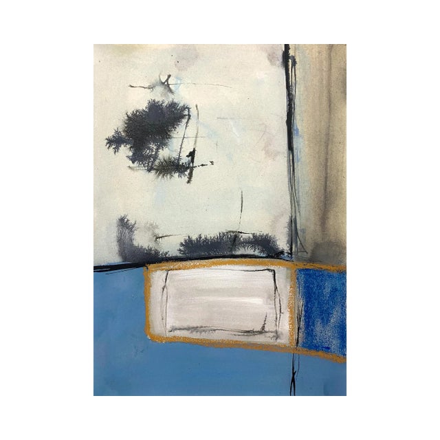 Paper "Now I Float Iv" Original Mixed Media Painting on Paper by Zac Woodiel For Sale - Image 7 of 7