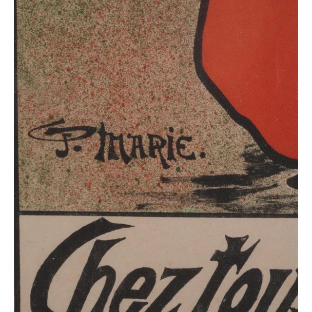 Gustave Marie, The Painter and the Print Collector, Original Signed Lithograph For Sale - Image 4 of 11