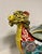 Chinoiserie Vintage Hand Painted Porcelain Dragon Cache Pot Jardinière Hanging Planter For Sale - Image 3 of 17