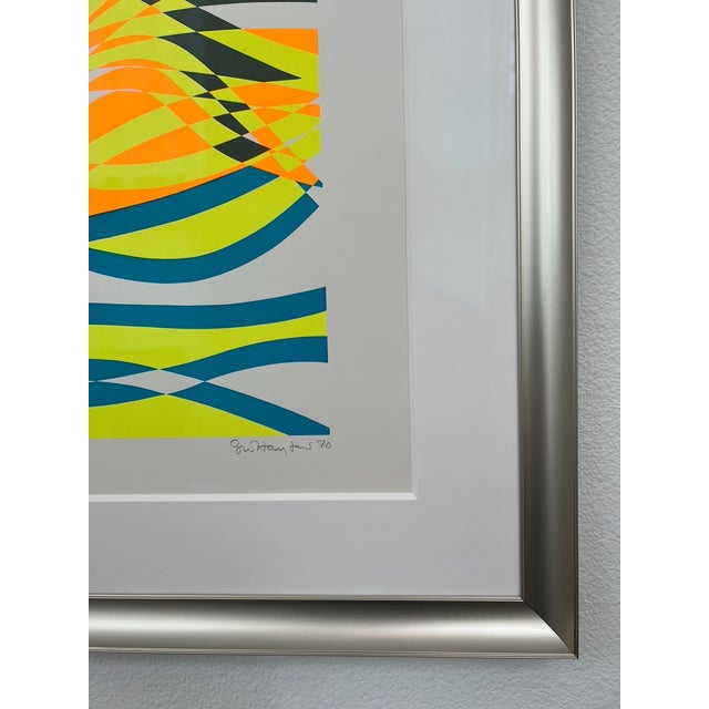 Paper 1970 Stanley William Hayter Aquarius Suite Set of 4 Framed Screenprints For Sale - Image 7 of 13