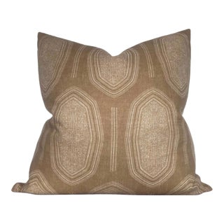 Kamba Linen Pillow Cover in Sand, 20x20 Pillow For Sale