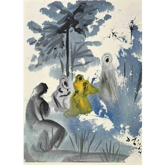 Salvador Dali, Familia Ruth Moabitidis, Lithograph, 1964 For Sale - Image 4 of 4