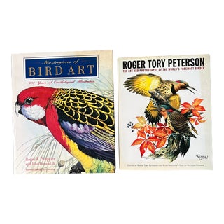 Beautiful Bird Coffee Table Books a Pair For Sale