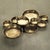 Kenneth Ludwig Chicago Cluster of Nine Serving Bowls - Dark Gold / Round