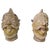 Ceramic Large Antique Indian Terracotta Tent Pole Tops, Set of 2 For Sale - Image 7 of 7