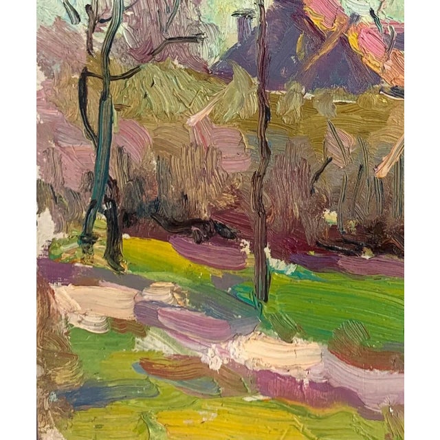 1960s Socialist Realism Oil Painting, Ukrainian Artist Sokolovsky, 1960s 23-19 For Sale - Image 5 of 6