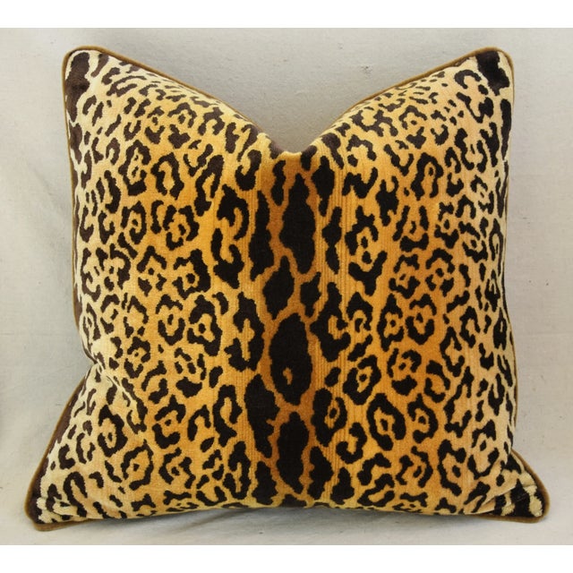 Early 21st Century Scalamandre Leopardo/Leopard Feather/Down Pillow 24" Square For Sale - Image 5 of 5