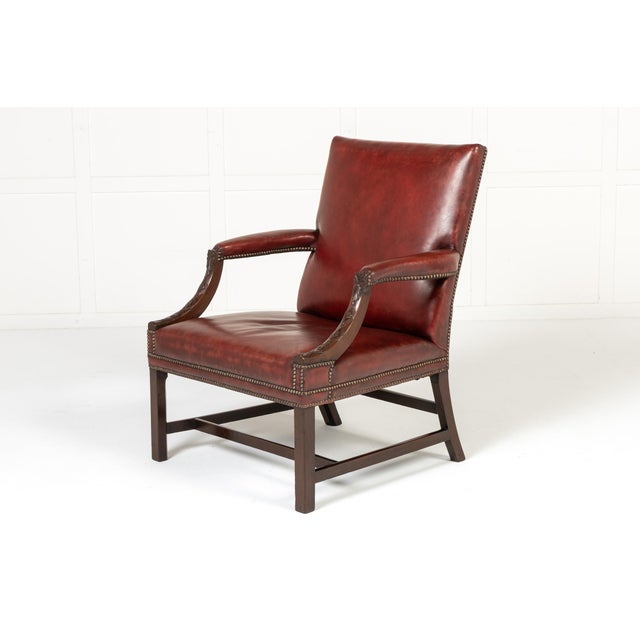 18th Century English Mahogany Gainsborough Chair For Sale - Image 10 of 10