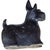 Cement Scottish Terrier Dog Statue Vintage Scotty Vintage Sculpture Black Heavy For Sale - Image 9 of 18