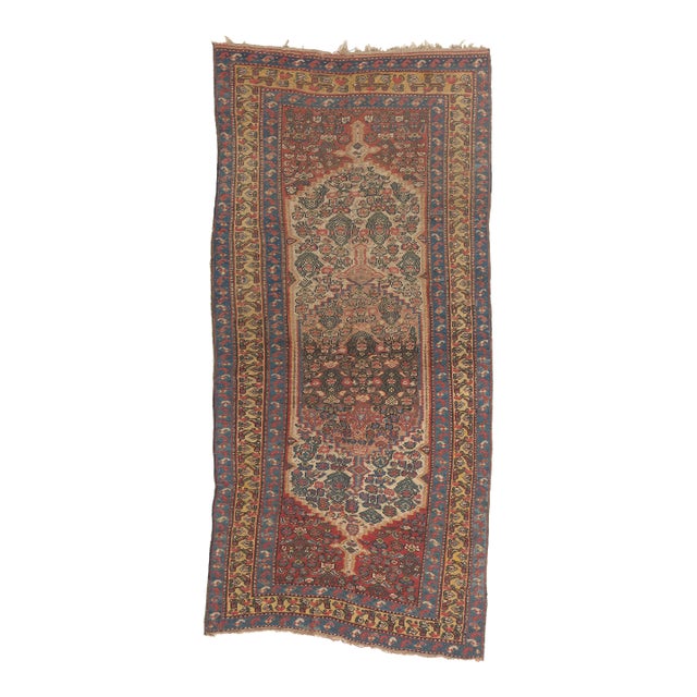 Late 19th Century Persian Lori Rug, 04'08 X 09'09 For Sale