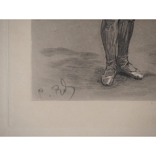 Paul Renouard, Little Dancers, 1893, Original Etching For Sale - Image 3 of 7