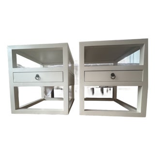 Pair of Nightstands For Sale