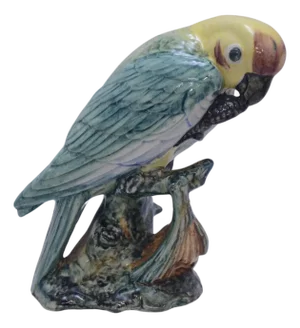 Hand Painted Stangl Perched Parrot