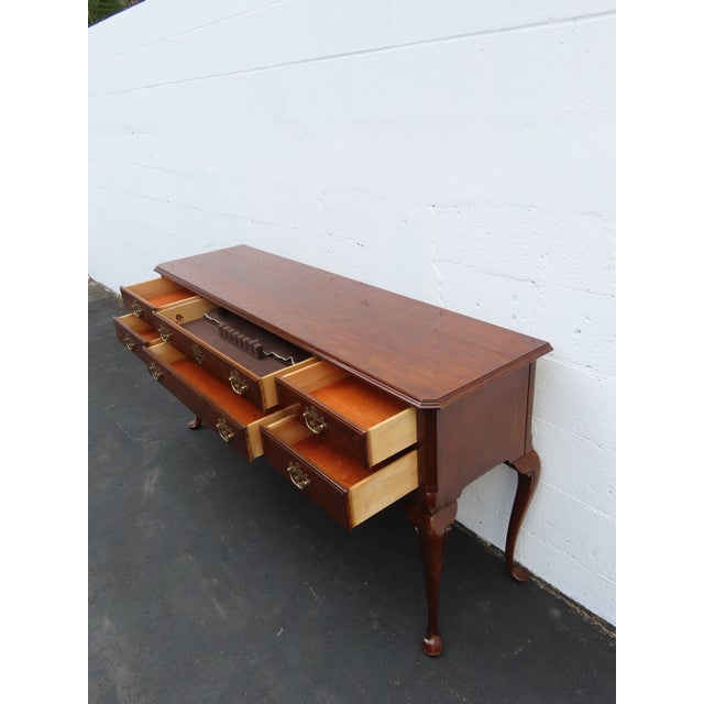 Drexel Long Narrow Library Console Entry Table 6394 For Sale In Miami - Image 6 of 17