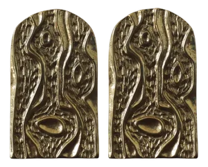 Mid-Century Modern Brass Bookends, 1960s, Set of 2