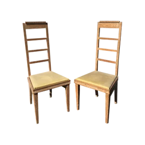 Side Chairs in Oak, 1950s, Set of 6